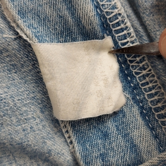 Lee riveted dungarees Jean skirt - Picture 4 of 5